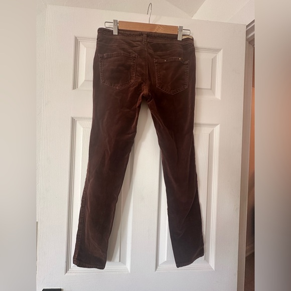 Pilcro & the Letterpress Brown Serif Skinny Corduroy Pants, Size: 28 - Picture 7 of 9